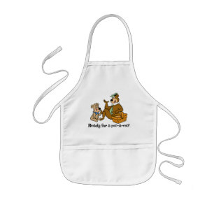Yogi Bear and Boo-Boo Picnic Snack Kids Apron