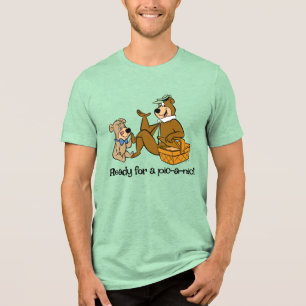 Yogi Bear and Boo-Boo Picnic Snack Tri-Blend Shirt