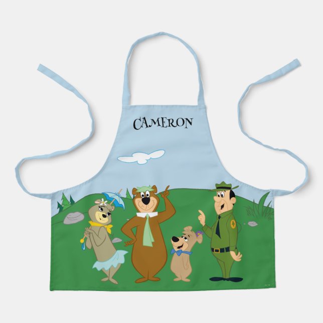 Yogi Bear and Friends Classic Pose Apron (Front)