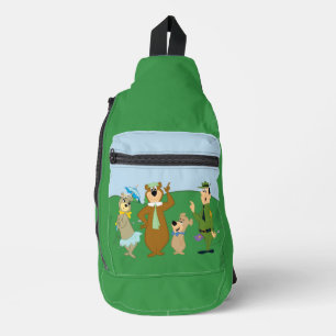 Yogi Bear and Friends Classic Pose Sling Bag