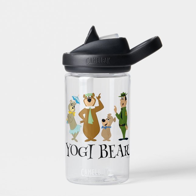Yogi Bear and Friends Classic Pose Water Bottle (Left)
