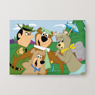 Yogi Bear and Friends Framed Forest Picture