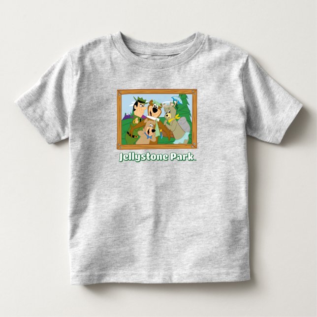 Yogi Bear and Friends Framed Forest Picture Toddler T-Shirt (Front)