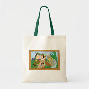 Yogi Bear and Friends Framed Forest Picture Tote Bag