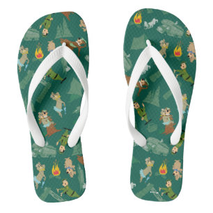 Yogi Bear and Friends Jellystone Park Camp Pattern Thongs