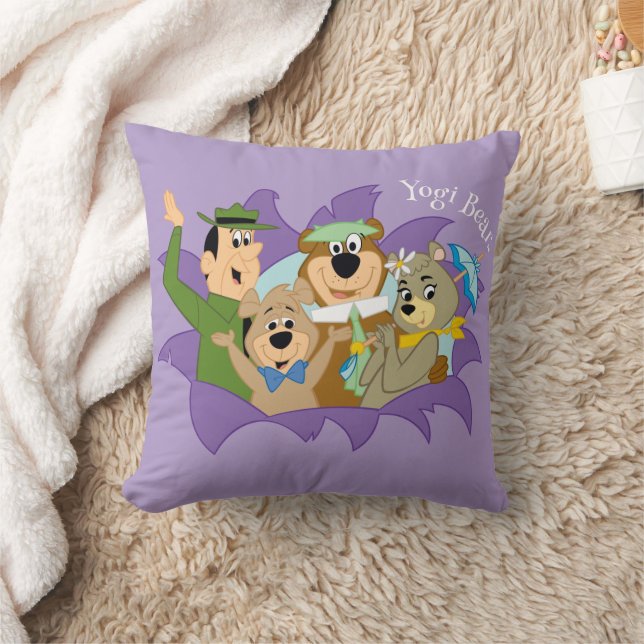 Yogi Bear and Friends Surprise Cushion (Blanket)