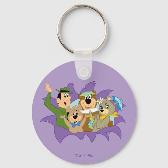 Yogi Bear and Friends Surprise Key Ring (Front)