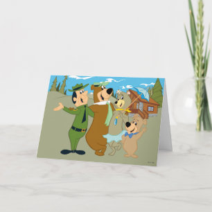 Yogi Bear and Friends Warm Welcome Card