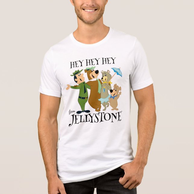 Yogi Bear and Friends Warm Welcome Tri-Blend Shirt (Front)