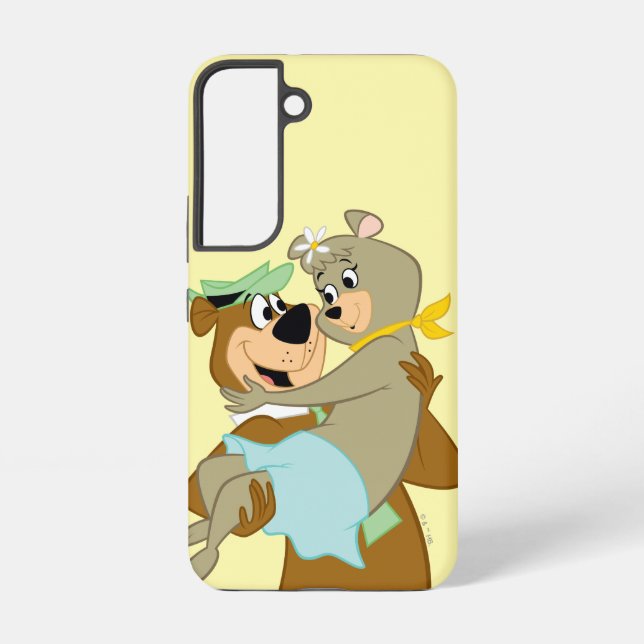 Yogi Bear Carrying Cindy Bear Samsung Galaxy S22 Case (Back)