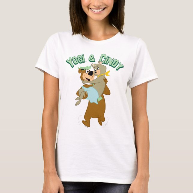 Yogi Bear Carrying Cindy Bear T-Shirt (Front)