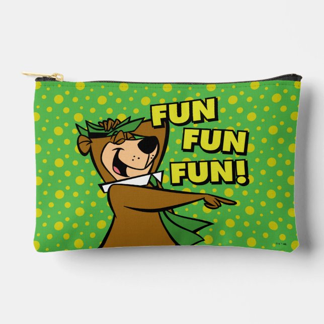 Yogi Bear Fun Fun Fun Accessory Pouch (Front)