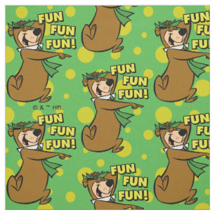 Yogi Bear Fun Fun Fun Fabric
