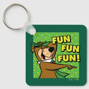 Yogi Bear Fun Fun Fun Key Ring