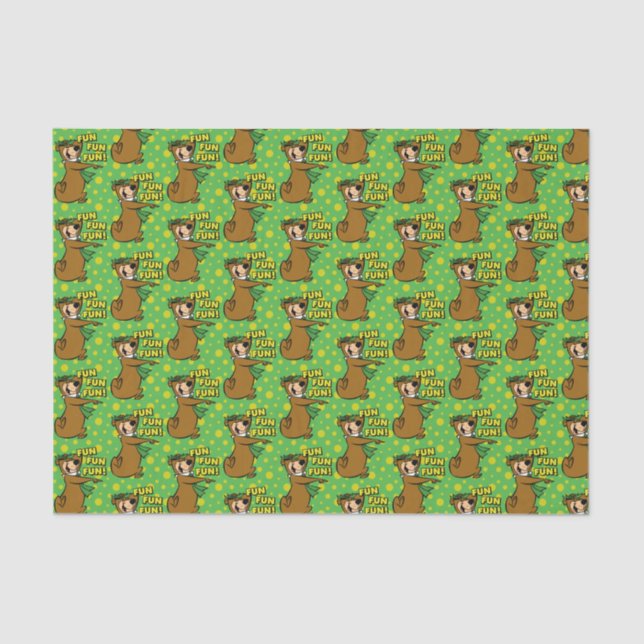 Yogi Bear Fun Fun Fun Tissue Paper (Front)