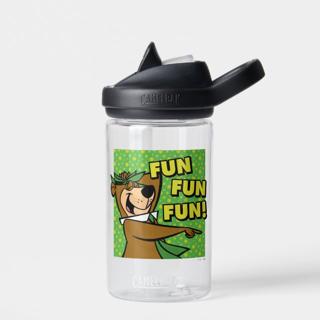 Yogi Bear Fun Fun Fun Water Bottle (Left)