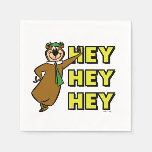 Yogi Bear Hey Hey Hey Napkin