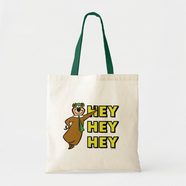 Yogi Bear Hey Hey Hey Tote Bag (Front)