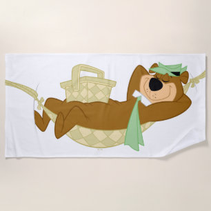 Yogi Bear Picnic Hammock Nap Time Beach Towel