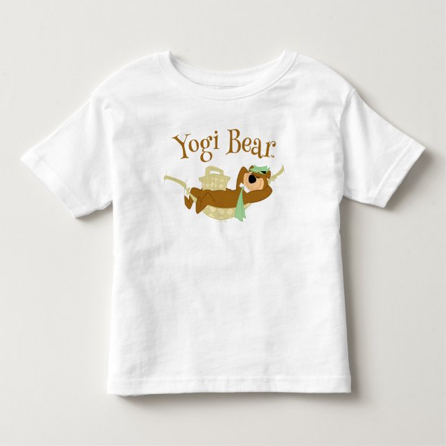 Yogi Bear Picnic Hammock Nap Time Toddler T-Shirt (Front)