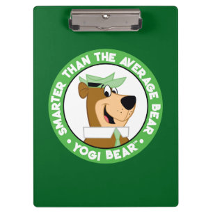 Yogi Bear Smiling Portrait Clipboard