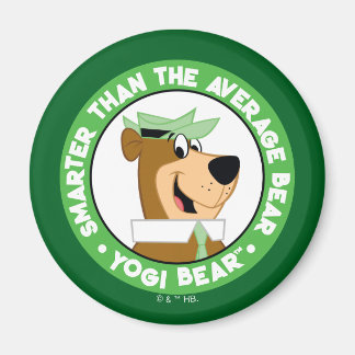 Yogi Bear Smiling Portrait Magnet