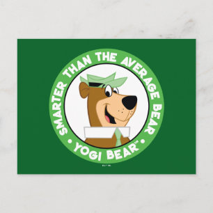 Yogi Bear Smiling Portrait Postcard