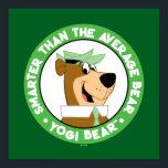 Yogi Bear Smiling Portrait Poster<br><div class="desc">Celebrate the classic charm of Yogi Bear with this vibrant portrait-style artwork! Featuring Yogi Bear in his signature green hat and tie, framed within a bold circular design, this illustration captures the fun-loving spirit of Jellystone Park’s most mischievous resident. With its retro animation style and timeless appeal, this design is...</div>