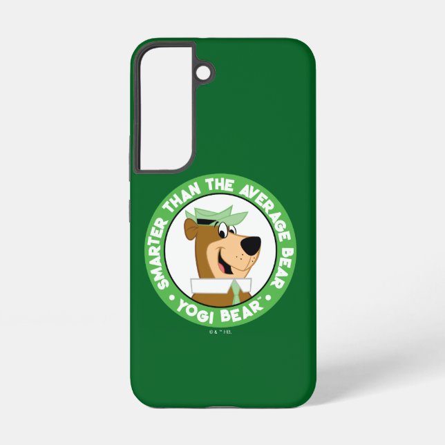 Yogi Bear Smiling Portrait Samsung Galaxy S22 Case (Back)