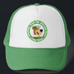 Yogi Bear Smiling Portrait Trucker Hat<br><div class="desc">Celebrate the classic charm of Yogi Bear with this vibrant portrait-style artwork! Featuring Yogi Bear in his signature green hat and tie, framed within a bold circular design, this illustration captures the fun-loving spirit of Jellystone Park’s most mischievous resident. With its retro animation style and timeless appeal, this design is...</div>