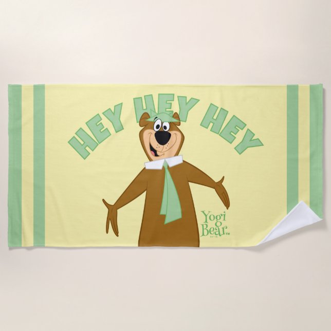 Yogi Bear Welcome Beach Towel (Front)