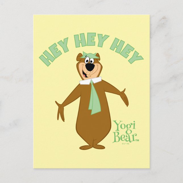Yogi Bear Welcome Postcard (Front)