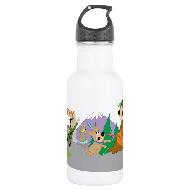 Yogi Bear's Great Picnic Basket Escape 532 Ml Water Bottle (Front)