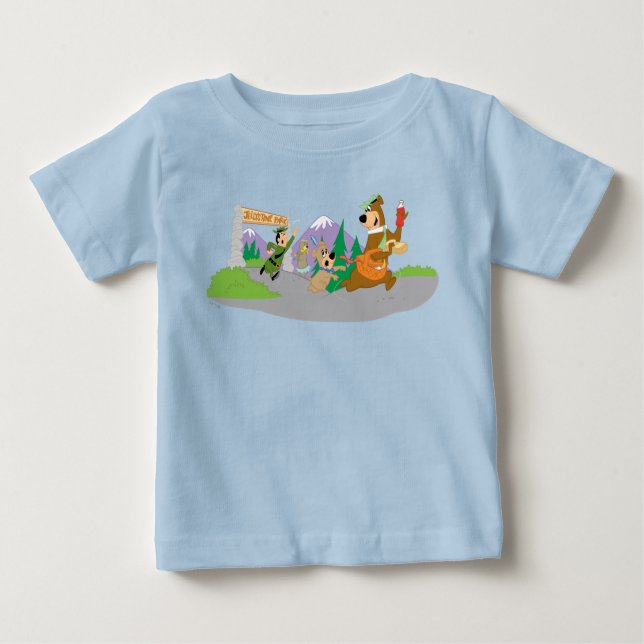 Yogi Bear's Great Picnic Basket Escape Baby T-Shirt (Front)