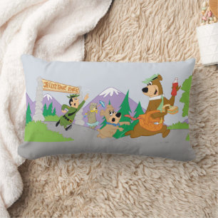Yogi Bear's Great Picnic Basket Escape Lumbar Cushion