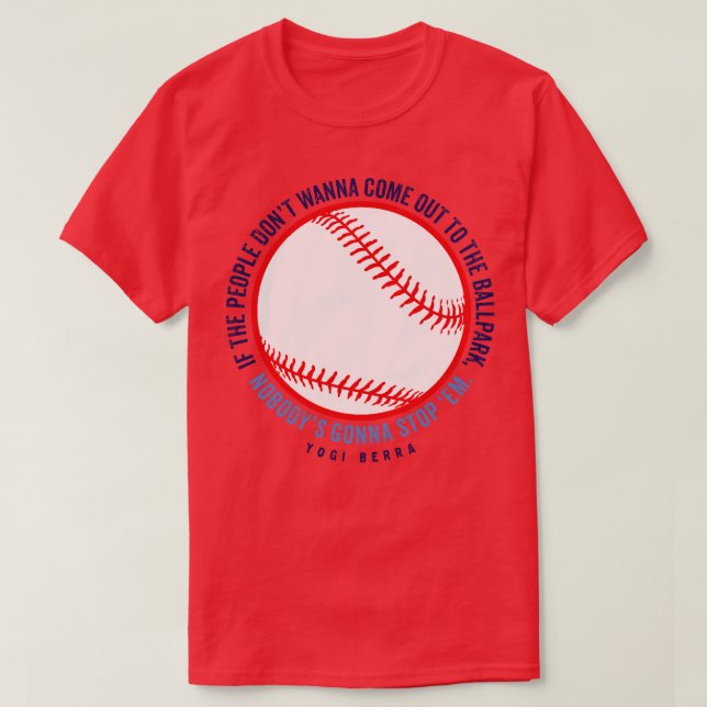 Yogi Berra 3 T-Shirt (Design Front)