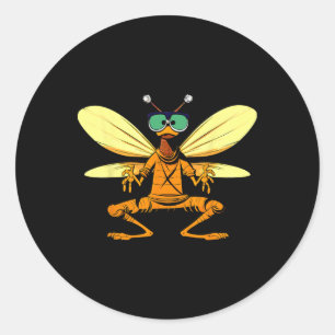 Yogi Bow Tie _1 Classic Round Sticker