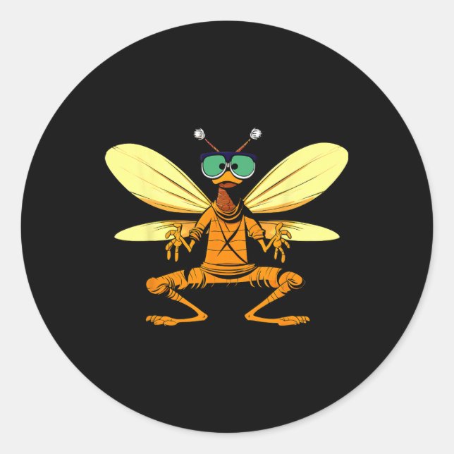 Yogi Bow Tie _1  Classic Round Sticker (Front)