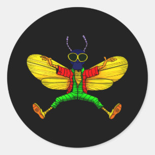 Yogi Bow Tie _2 Classic Round Sticker