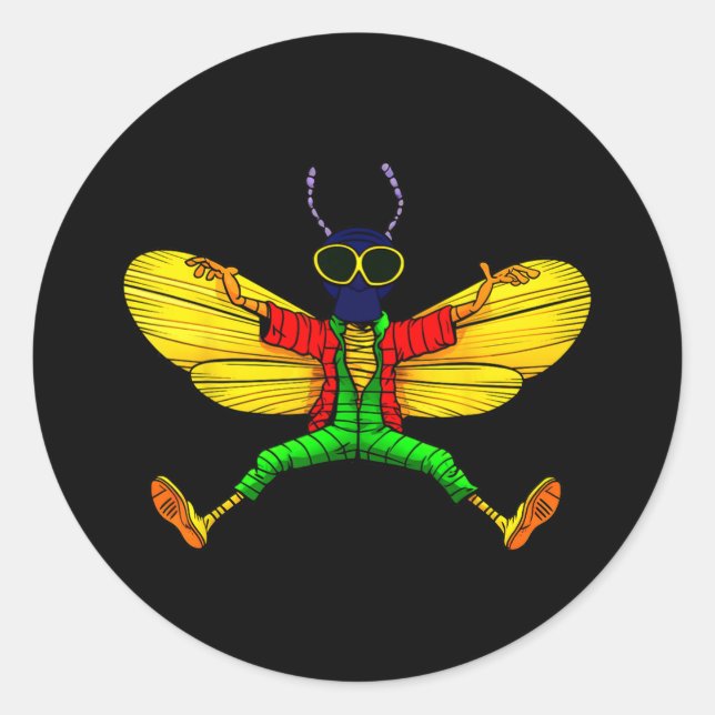 Yogi Bow Tie _2  Classic Round Sticker (Front)