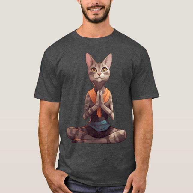 Yogi cat retro T-Shirt (Front)