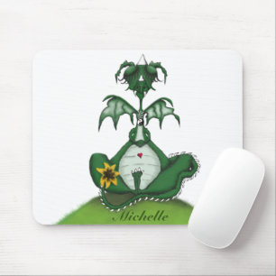 Yogi Dragon Mouse Pad