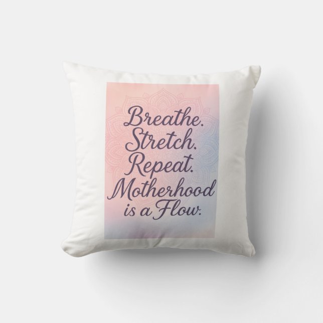 Yogi Mama  Cushion (Front)