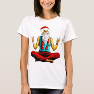 Yogi Santa Claus Yoga T-Shirt