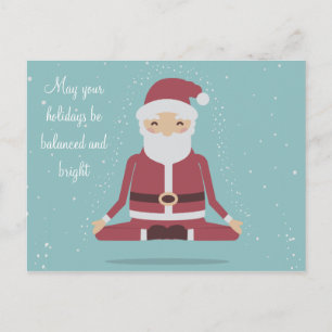 Yogi Santa - Personalized Christmas Postcard
