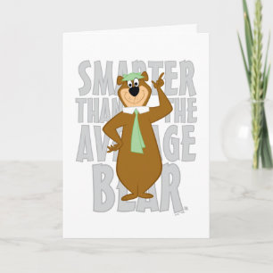 Yogi "Smarter Than The Average Bear" Card