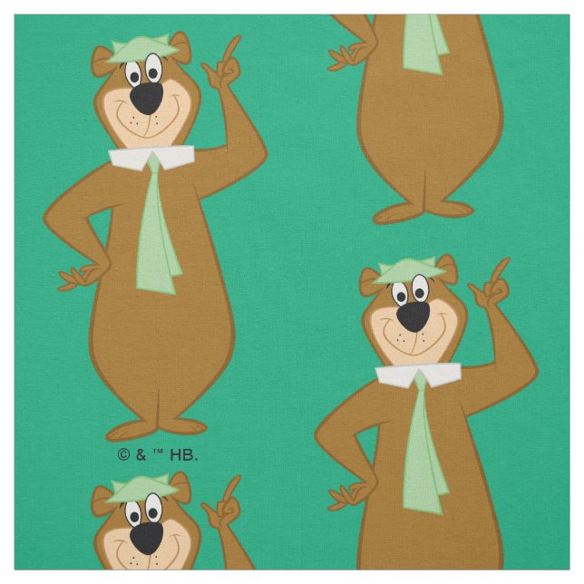 Yogi "Smarter Than The Average Bear" Fabric (Swatch)
