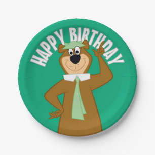 Yogi "Smarter Than The Average Bear" Paper Plate