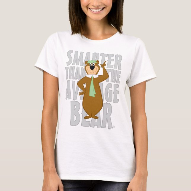 Yogi "Smarter Than The Average Bear" T-Shirt (Front)