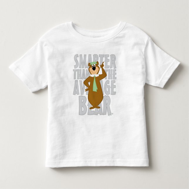 Yogi "Smarter Than The Average Bear" Toddler T-Shirt (Front)